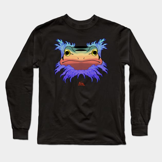 Japan Frog Long Sleeve T-Shirt by Jim Pixel Inc